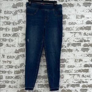 SPANX Women's Deep Blue Skinny Jeans Size Large